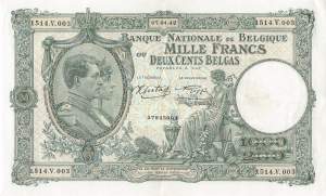 1000 Franc 1942